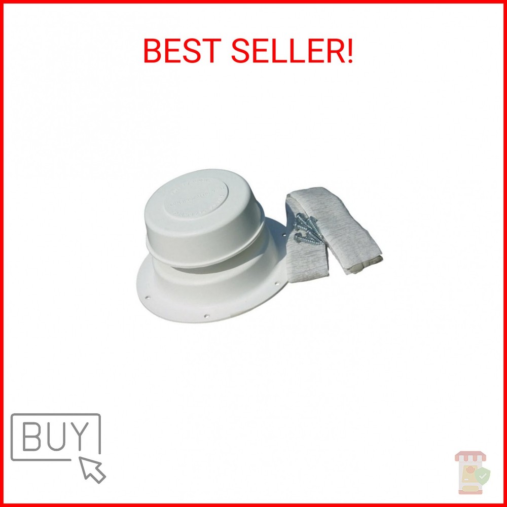 RV Plumbing Vent Kit Replacement - Polar White