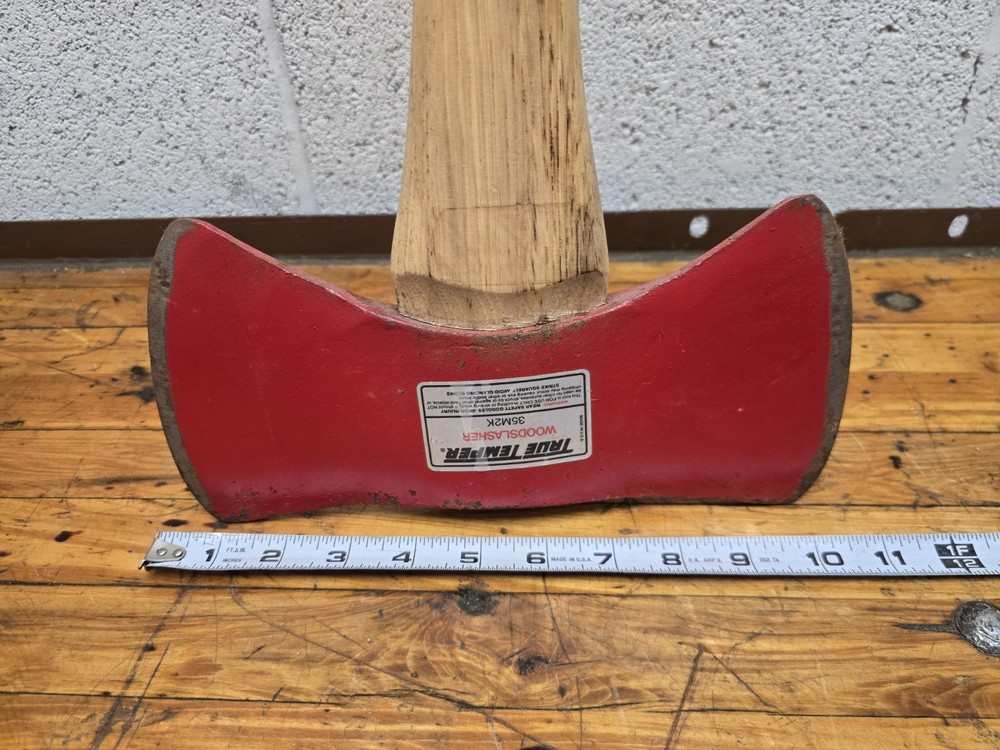 Vintage NOS True Temper Woodslasher Double Bit Axe