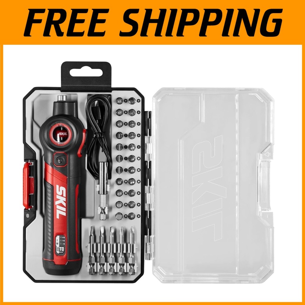 Portable USB-C Screwdriver with LED Light