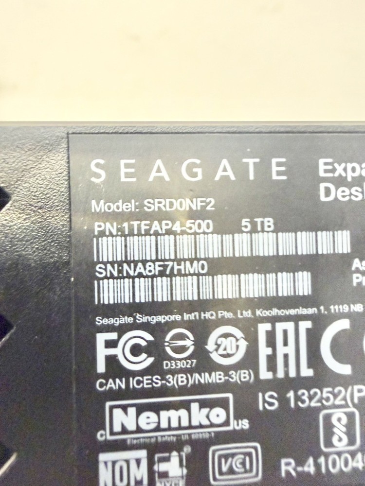 SEAGATE SRD0NF2 5TB (P33009702)