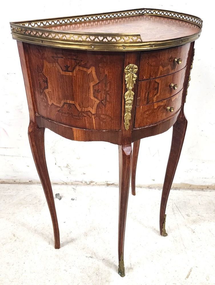 French Side Table Louis XV Ormolu Mounts