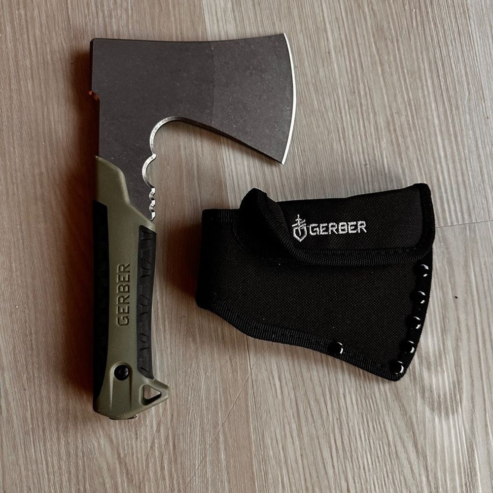Gerber Pack Hatchet NEW Unused w Sheath| Camping Axe