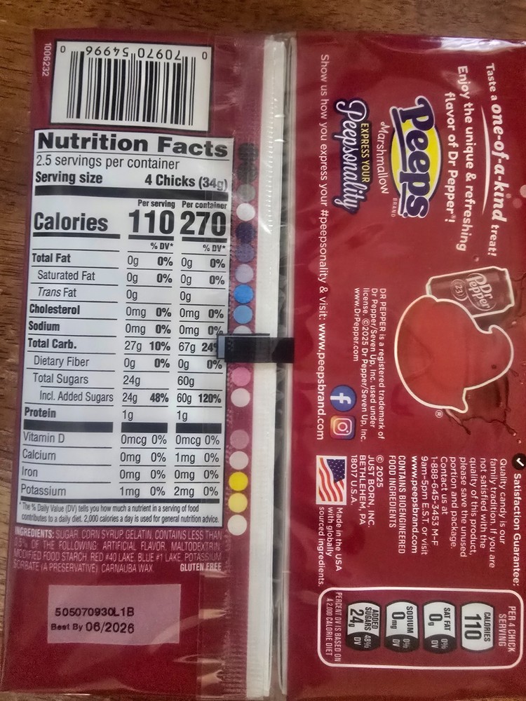 Limited edition Dr Pepper Peeps