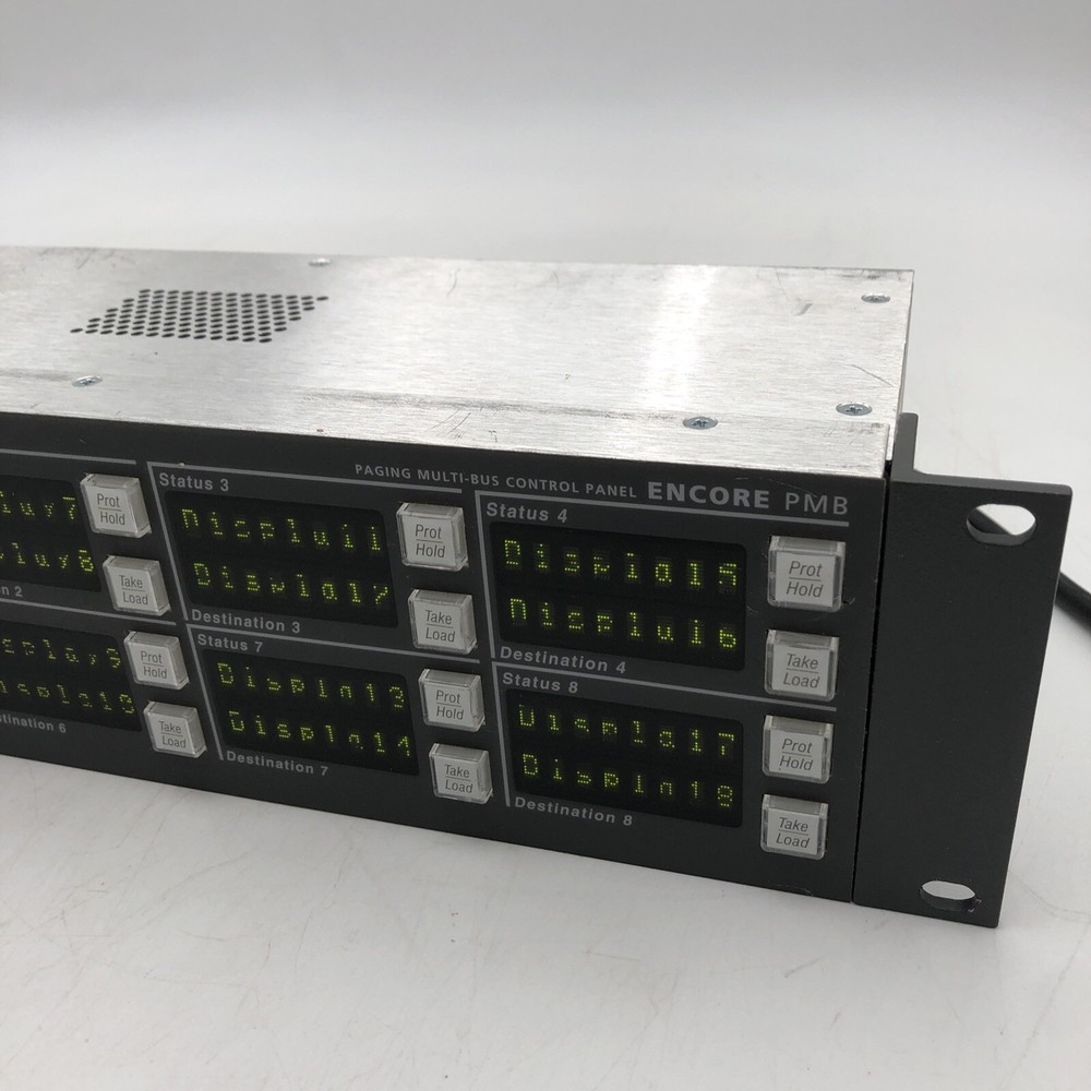 USED Grass Valley Encore/Prelude PMB Control Panel POWER TESTED READ E