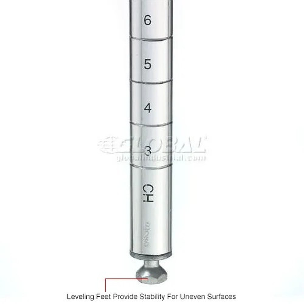 Nexel? Chrome Post 74"H - 4 Pack