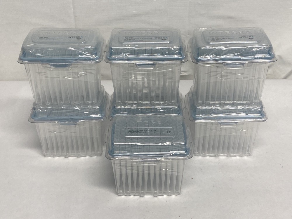 (672) INTEGRA 1250uL GripTip Pipette Tips 7x 96/ECO Rack 3444