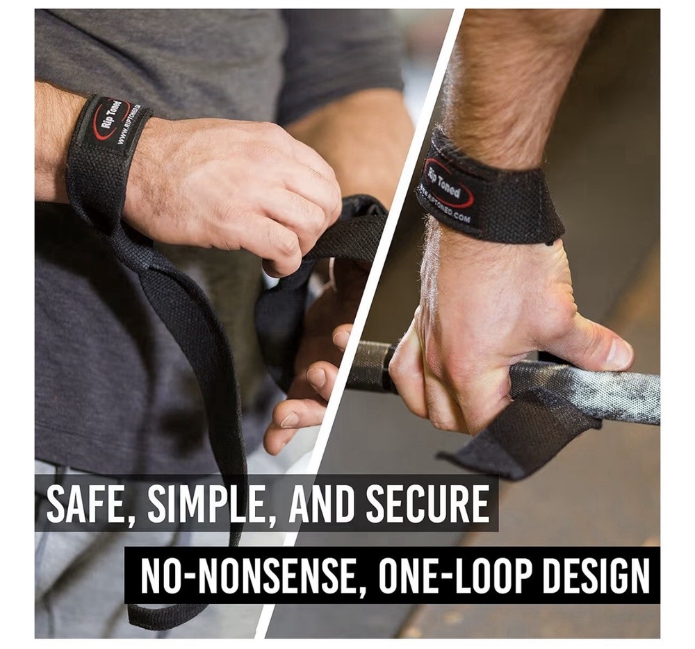 Rip Toned Wrist Wraps & Lifting Straps Combo