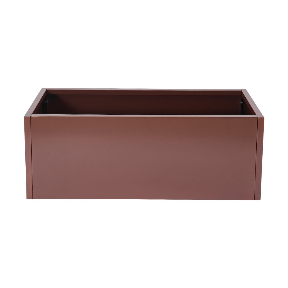 Floor Standing Planter Box Rectangular Planter Box Outdoor Planter 38*15*15 in