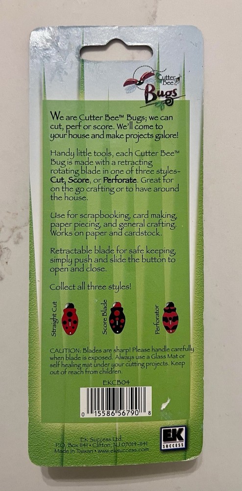 EK Success CUTTER BEE Bugs Collection RETRACTING PERFORATOR