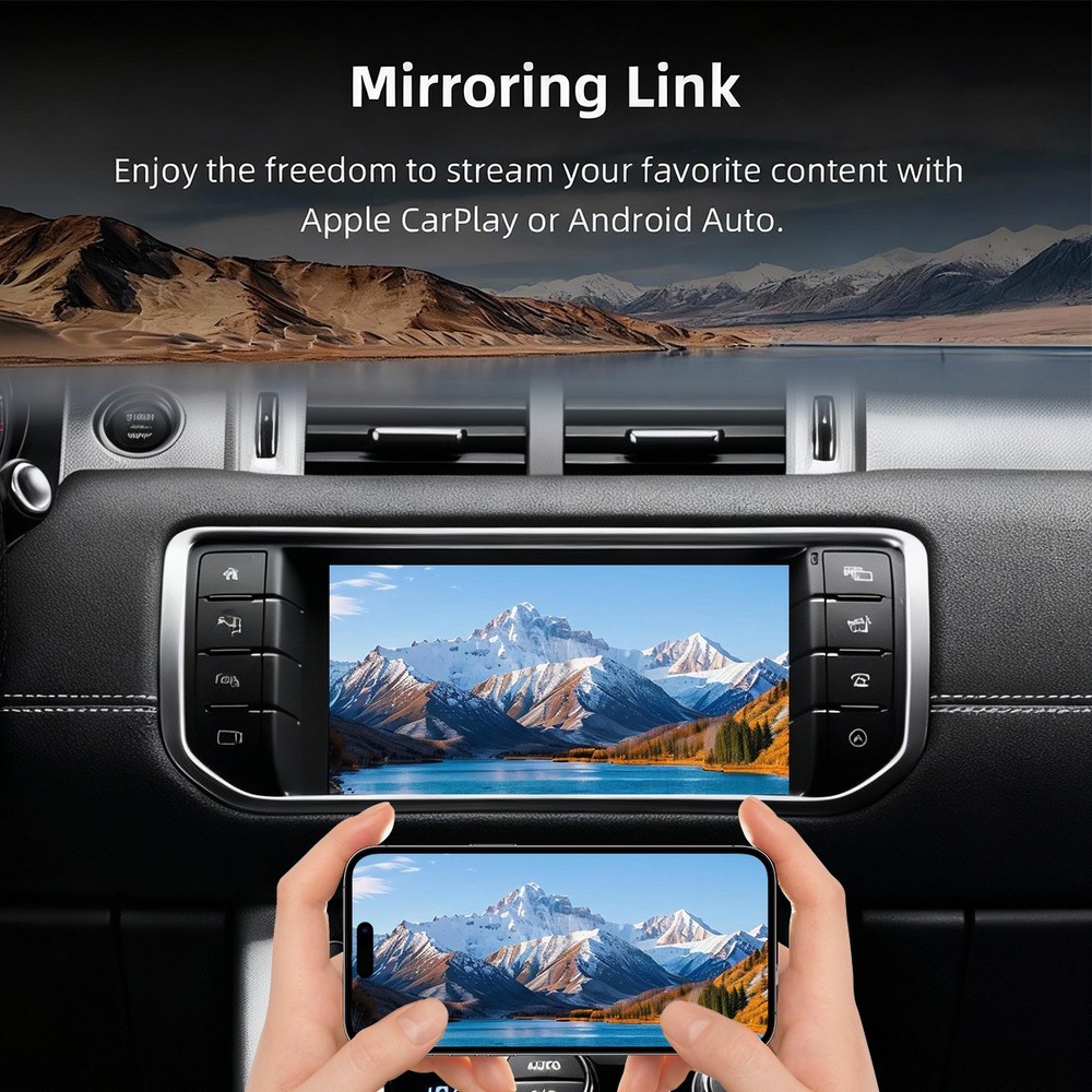 Wireless CarPlay Android Auto Module For Land Rover Discovery 4 LR4 2012-2016
