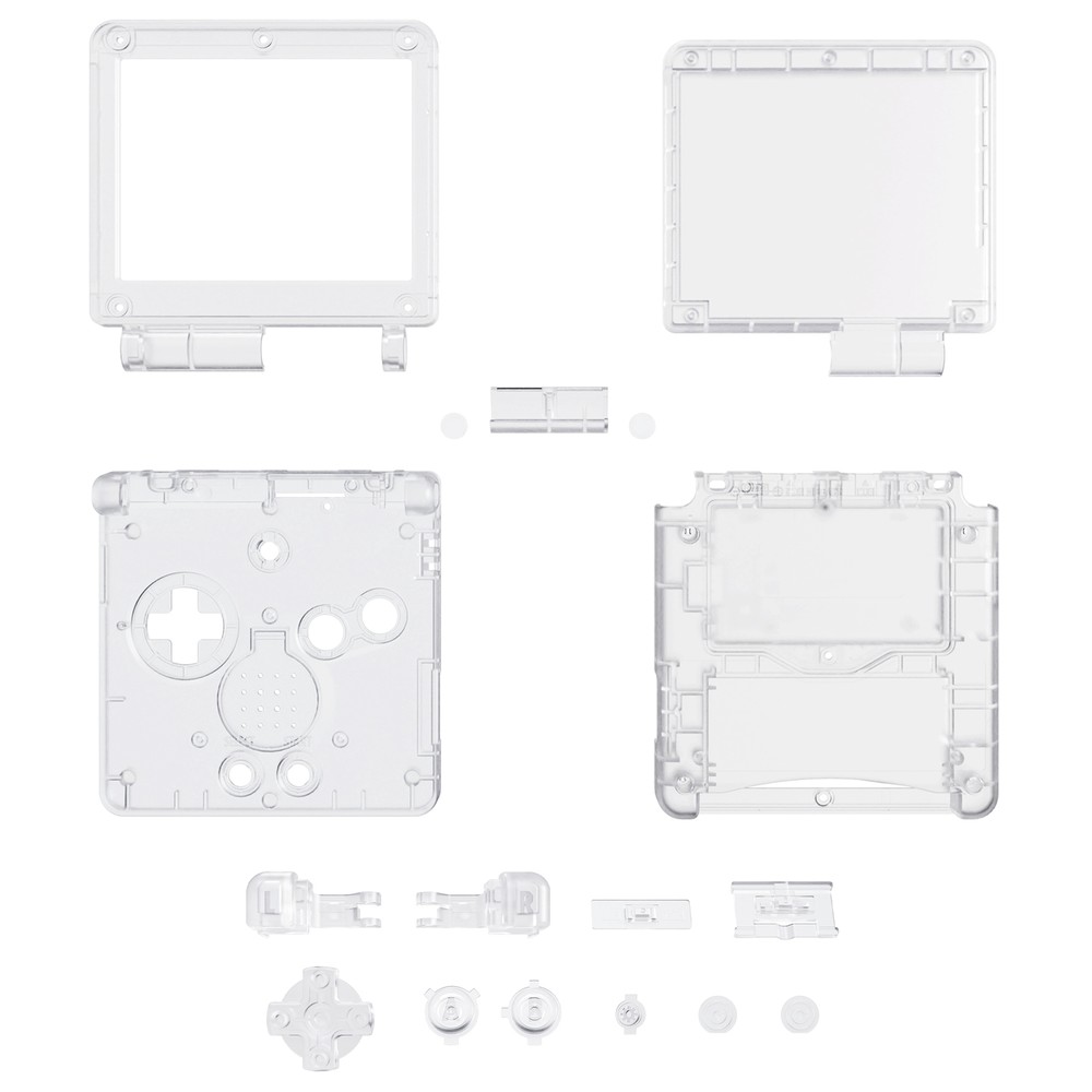 IPS Upgraded GBA SP Replacement Housing Shell Buttons for Game Boy Advance SP