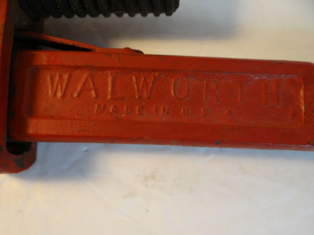 Walworth Stillson 24" Red Pipe Wrench Adjustable Made in USA