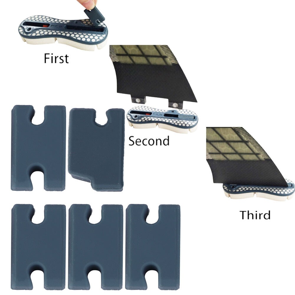 5 PCS/ Set PVC Fin Compatibility Kit Tab Infill Surfboard Accessories FF