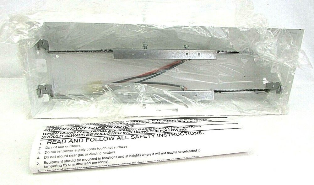 Cooper Sure-Lites Emergency Exit Light Mounting Bracket Housing UHLED LBL-538