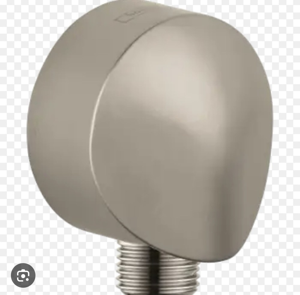 Hansgrohe Terrano Wall Outlet 27458823 Brushed Nickel Round Handheld Shower