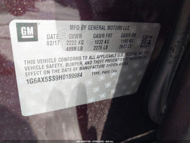 Used A/C Selector Switch fits: 2017 Cadillac Cts auxiliary Grade A