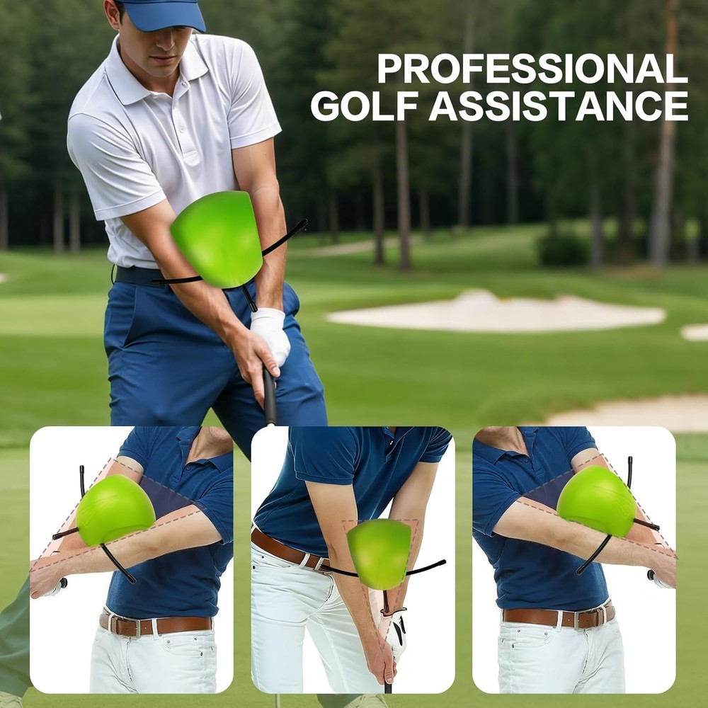 The Connector Golf Training Aid, Golf Swing Trainer Aid for Posture Correction P