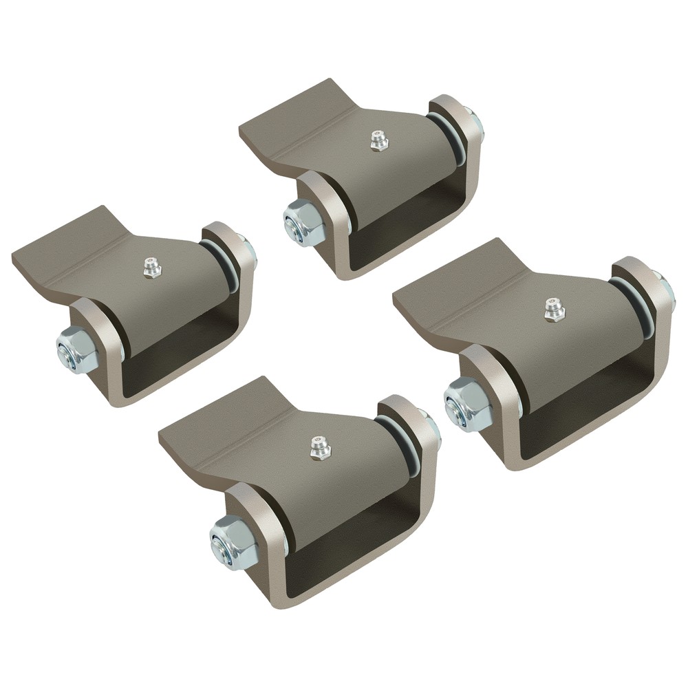 4 Short Leaf Door Hinge Greaseable Cargo Dump Trailer Truck Strap Style Gate