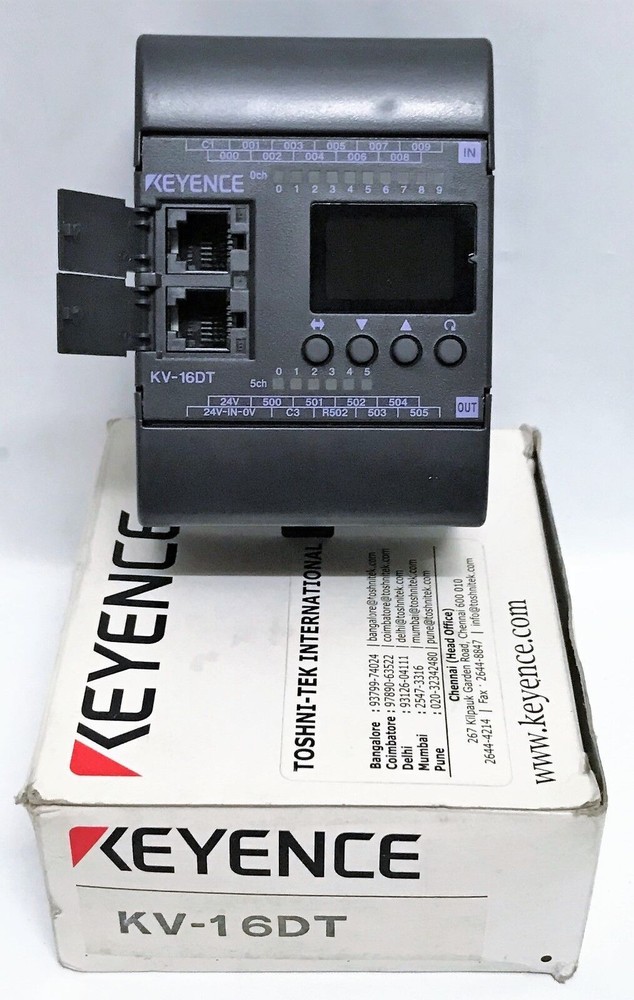 1pcs KEYENCE KV-16DT PLC Programmable Controller New ##Br