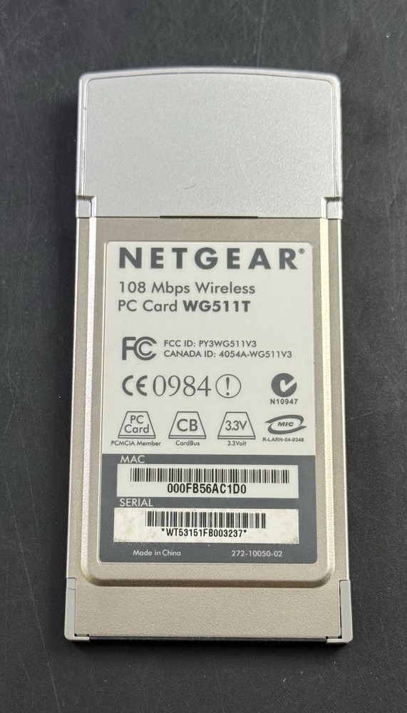 Netgear Wireless PC Cards Ba1