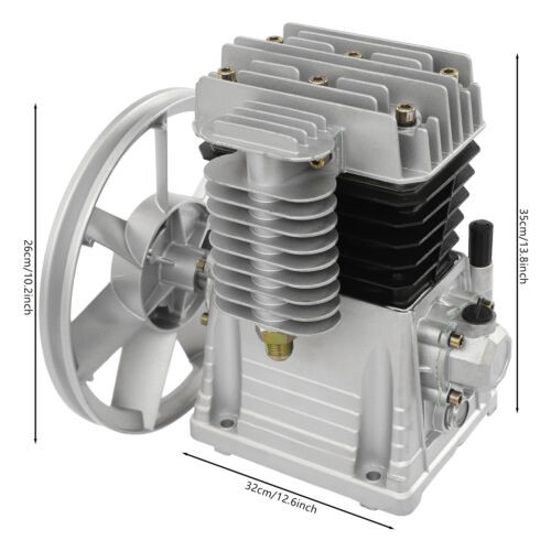 Air Compressor Pump Head Single Stage Twin Cylinder Air Compressor Pump Head