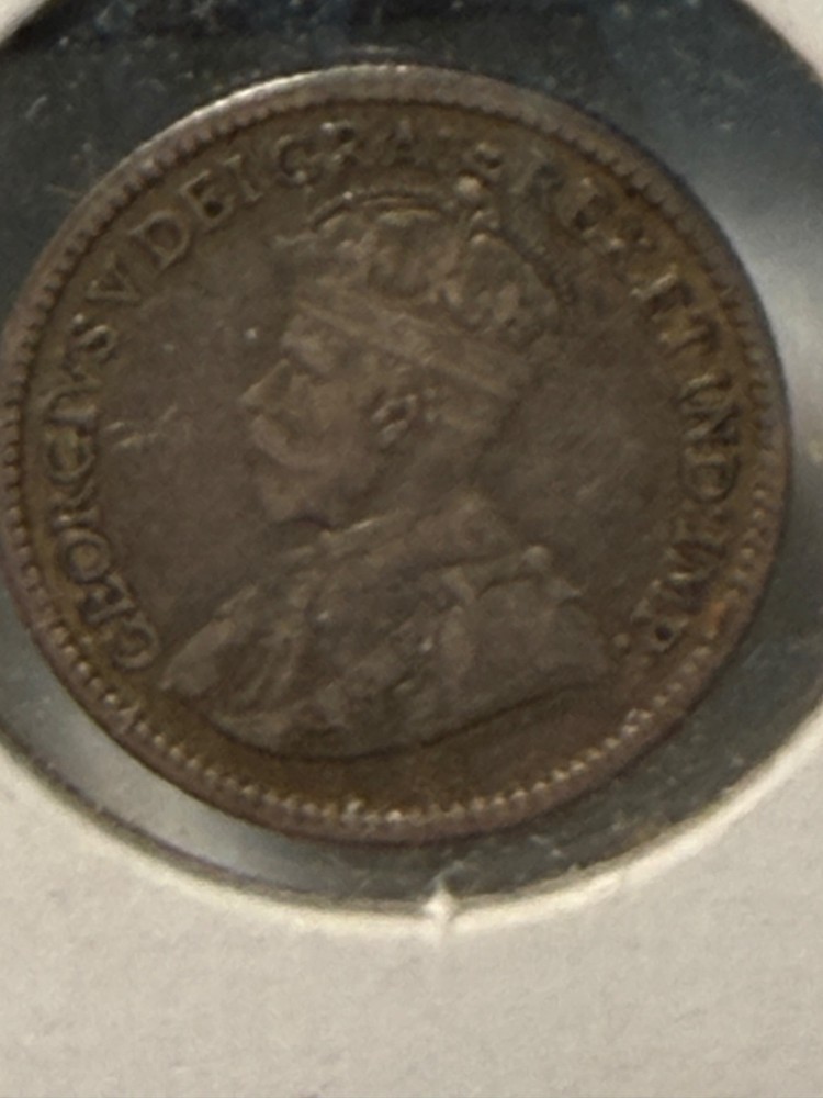 1913 Canadian 5-cent coin