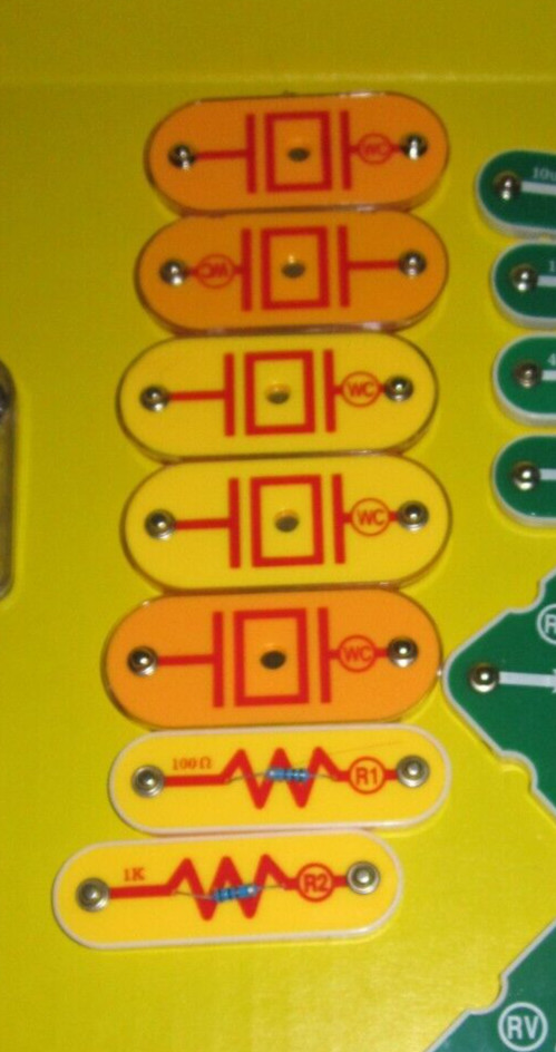 ELENCO Snap Circuits Replacement Part: COMPONENTS lot OF 53 PIECES