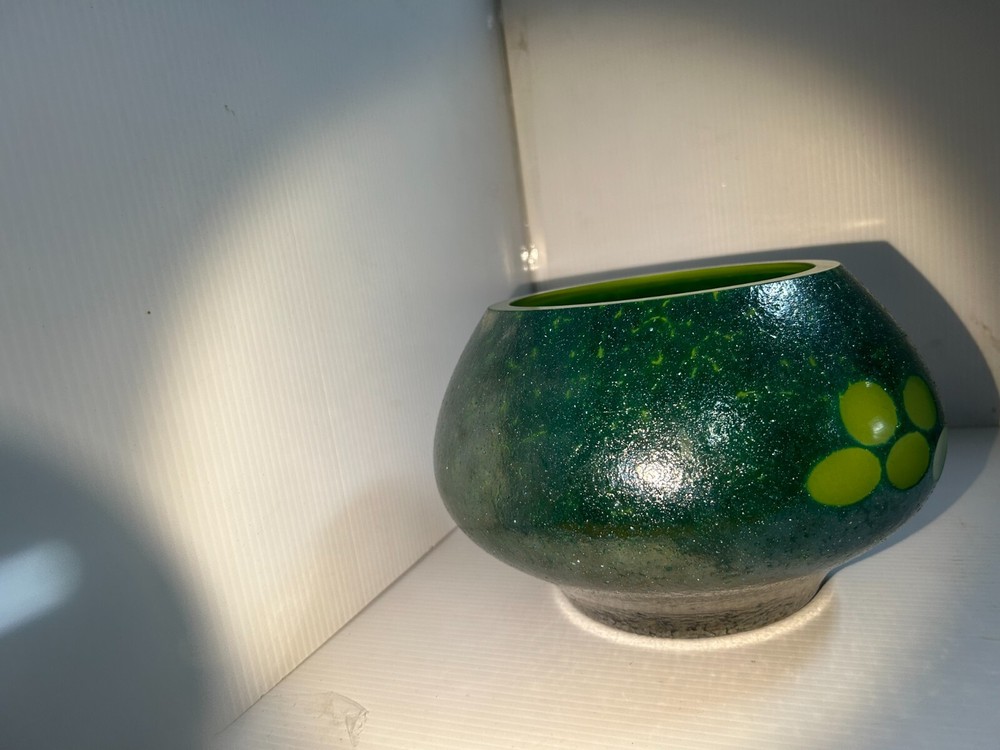 Jozef Hand Blown Mixed Opal Farba Vase