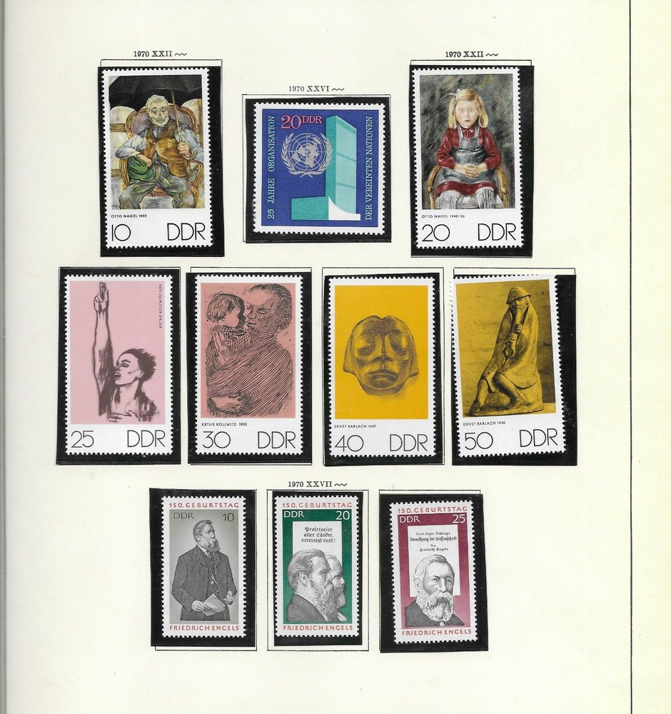 East Germany 1970 Sets u/mint