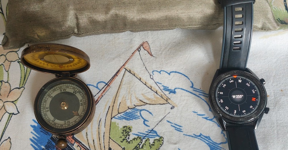WWI British Army Brass Marching Compass - Magnapole