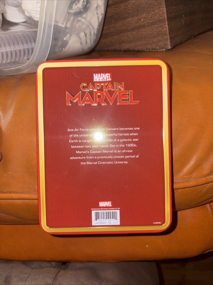 Fiji 2019 1$ Marvel Comics CAPTAIN MARVEL 1 oz Silver Proof Coin