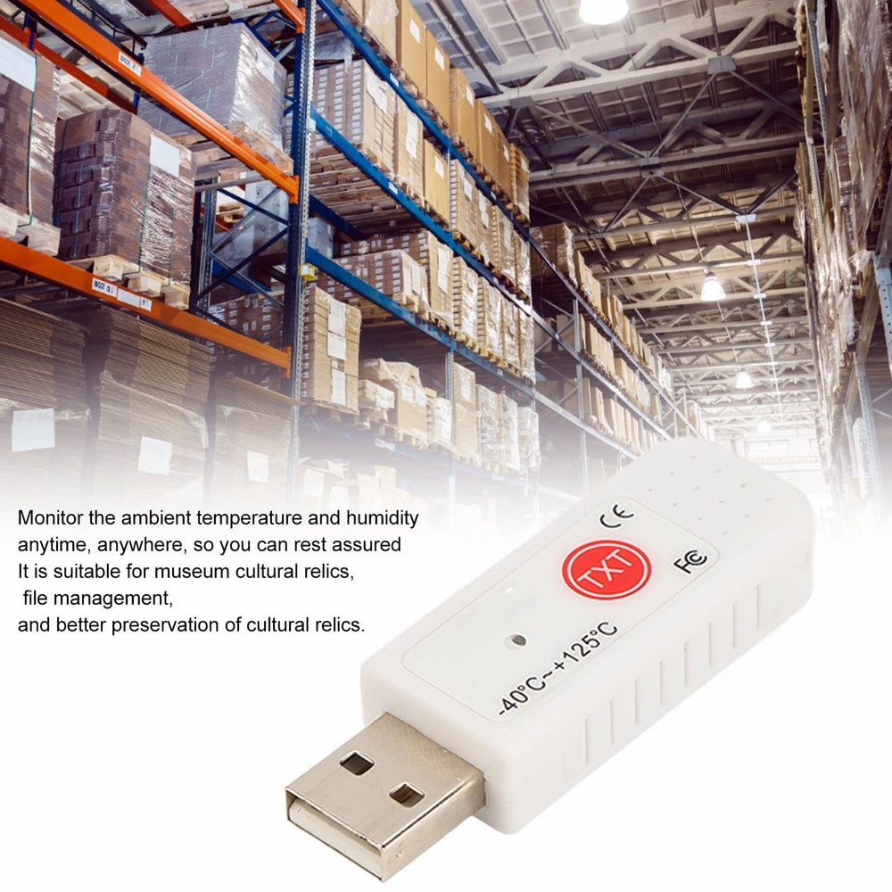 USB Thermometer Temperature, Inside Outside PC Sensor Double Sensor Computer ...