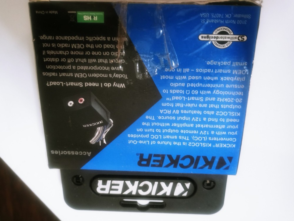 KICKER KISLOC2 55W 2-Channel Smart-Load Line Output Converter