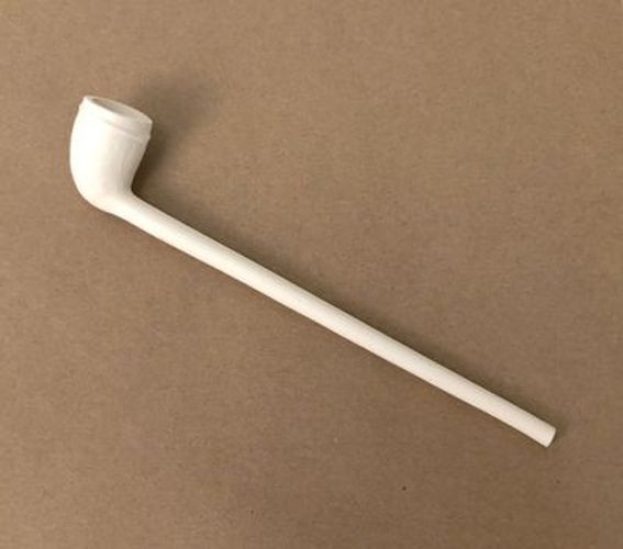 Historical Clay Pipe with Ring Bowl