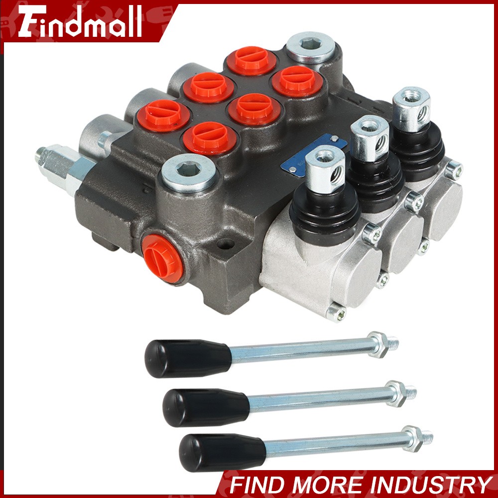 3 Spool 13GPM Hydraulic Directional Control Valve BSPP Interface New