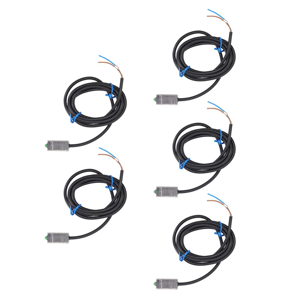 5Pcs Magnetic Switch Sensor 2 Wire Normally Open Proximity Sensor 100mA AC DC