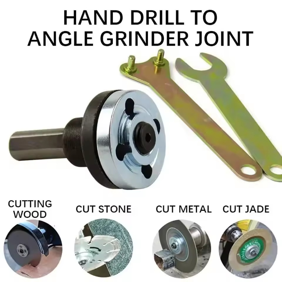 5Pcs/set Electric Drill Variable Angle Grinder Connecting Rod Converter Tool UK
