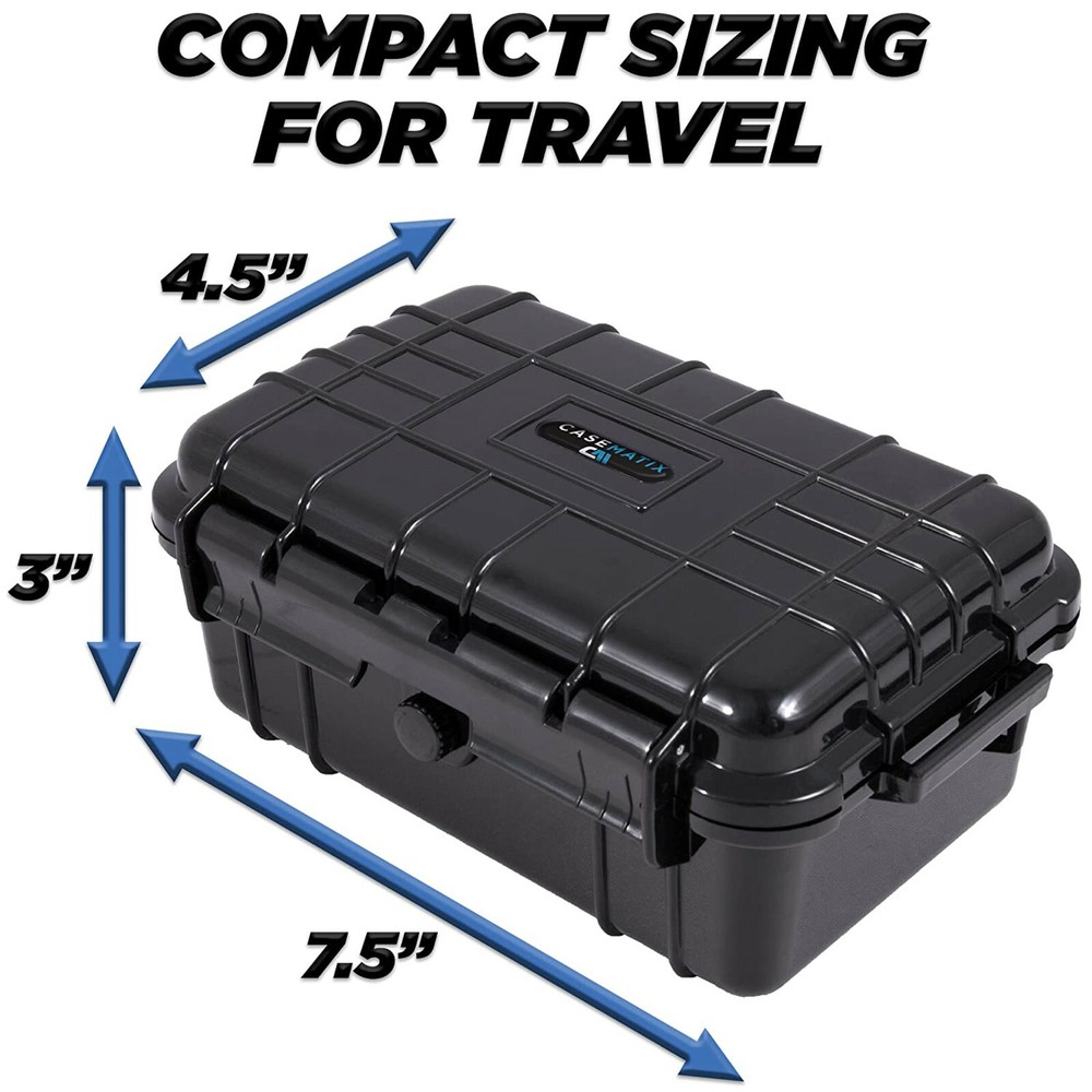 CM Protective Clipper Blade Holder for 12 Blades - Waterproof Clipper Case Only