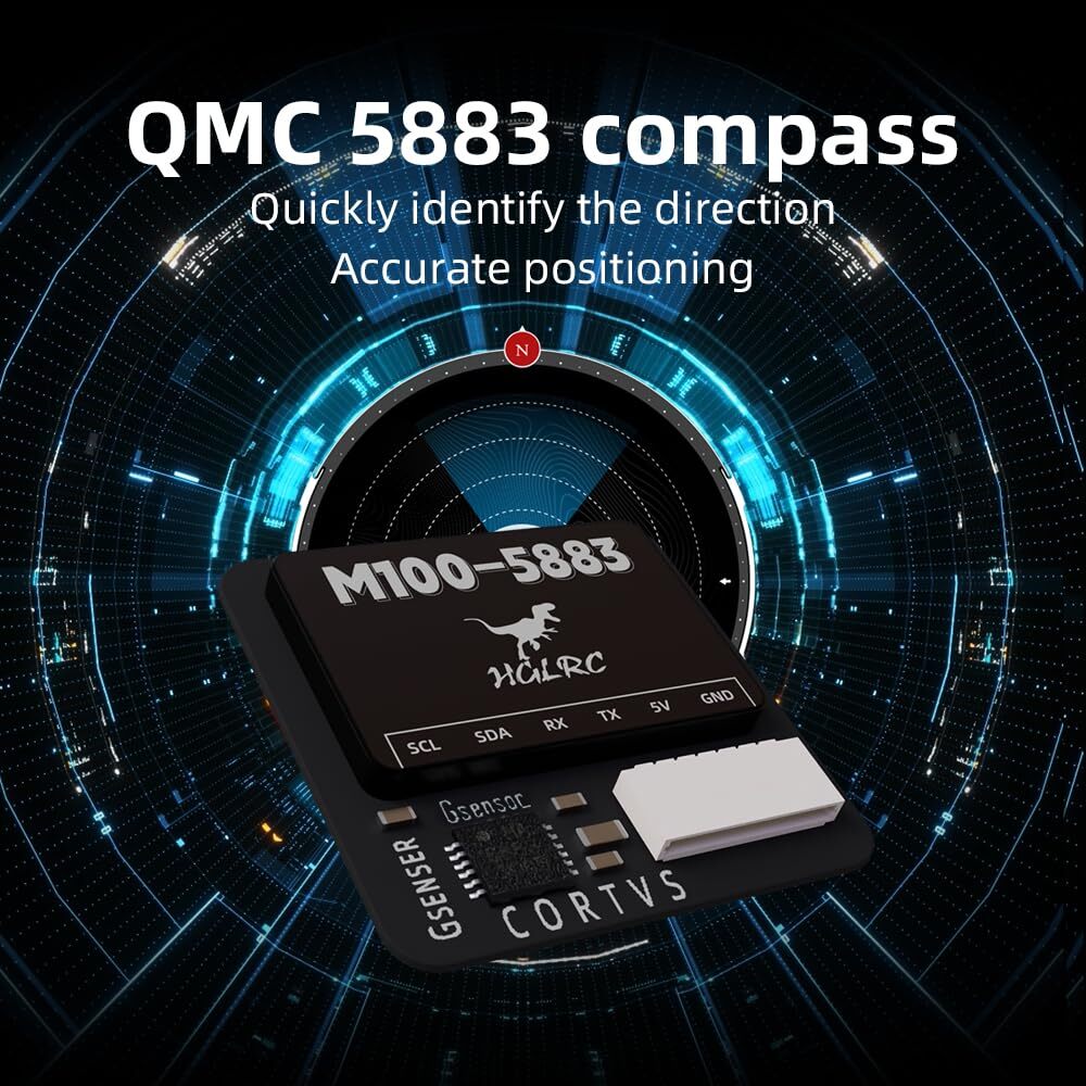 M100-5883 GPS Compass Module Upgraded 10th Generation Chip Compatible with FP...