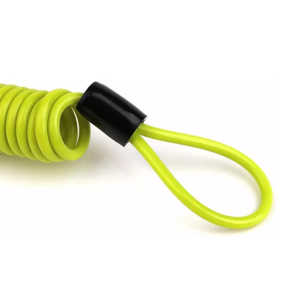 Disc Lock Reminder Cable Strong Bright Visibility Durable for Daily Travel