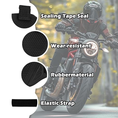 2PCS Motorcycle Shoe Protector,Adjustable Motorcycle Motorbike Shift Pad with