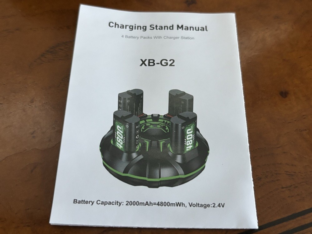 Rechargeable Battery 4800mWh Charging Dock for XBOX Controller