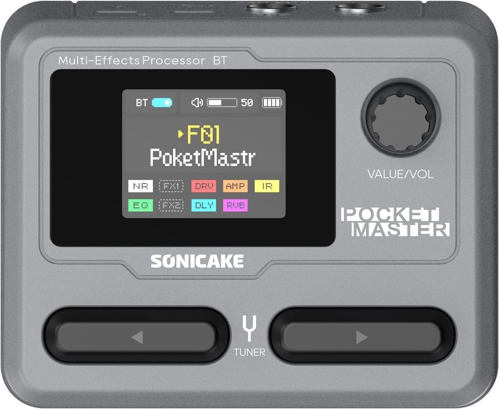Pocket Master-Multi Effects Guitar Pedal with 9 Ef