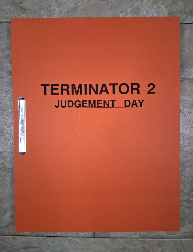 Terminator 1 & 2 Original Movie Screenplay / Script By James Cameron 1983 / 1991