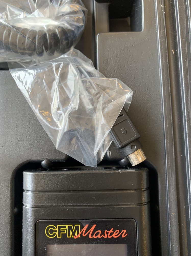 General Tools DCFM8901 Digital Two Piece Air Flow Meter with RS232 Output NEW