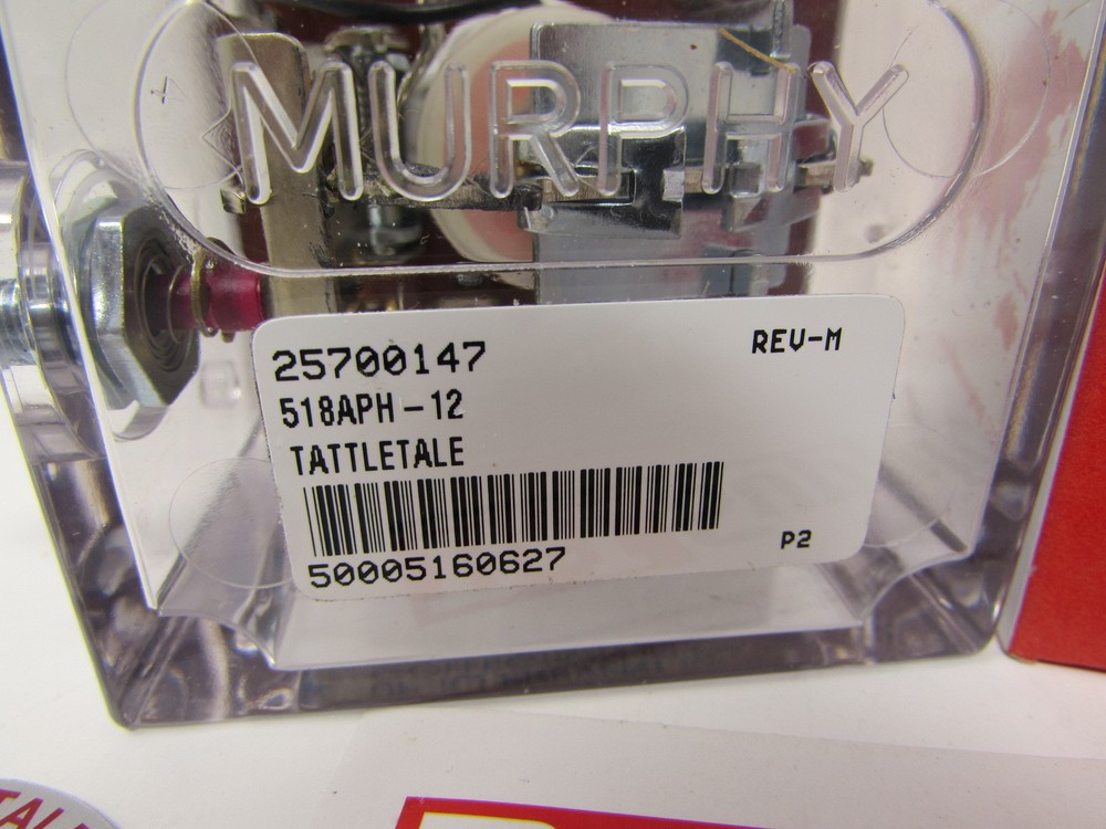 NEW 518APH-12 25700147 MURPHY 12 Volt Tattletale SWITCH