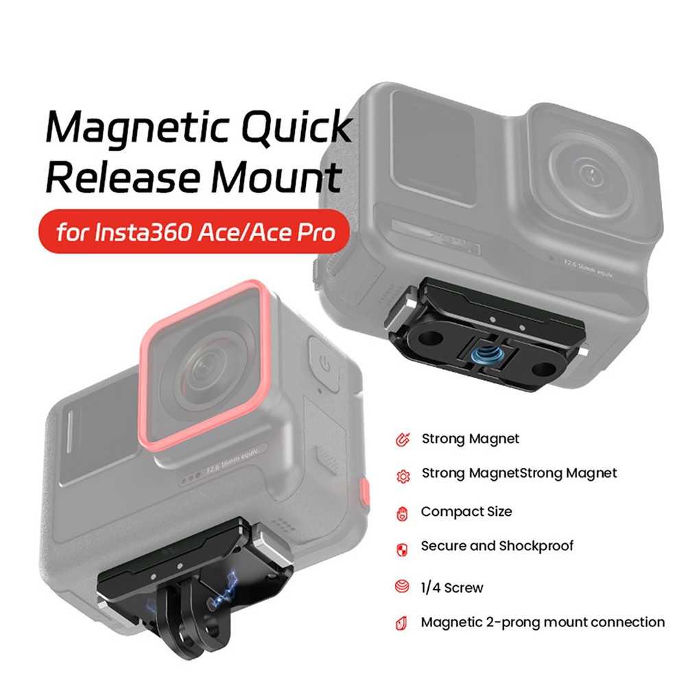 Camera Magnetic Quick Release Base Durable Replacement For Insta360 Ace Pro /Ace