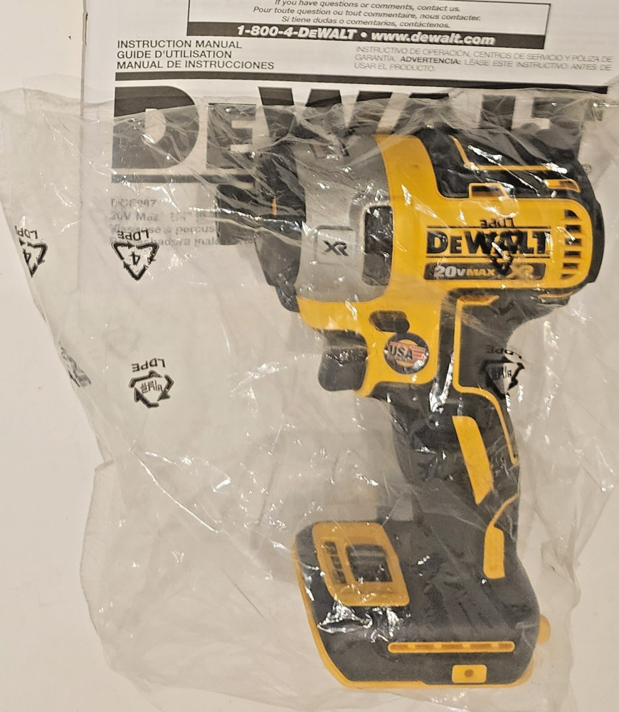 Dewalt XR Impact Driver DCF887 Tool Only New