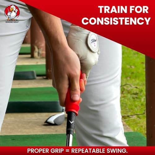 Golf Grip Trainer – Golf Training Aid for Medium (Fits Standard/Midsize Grips)