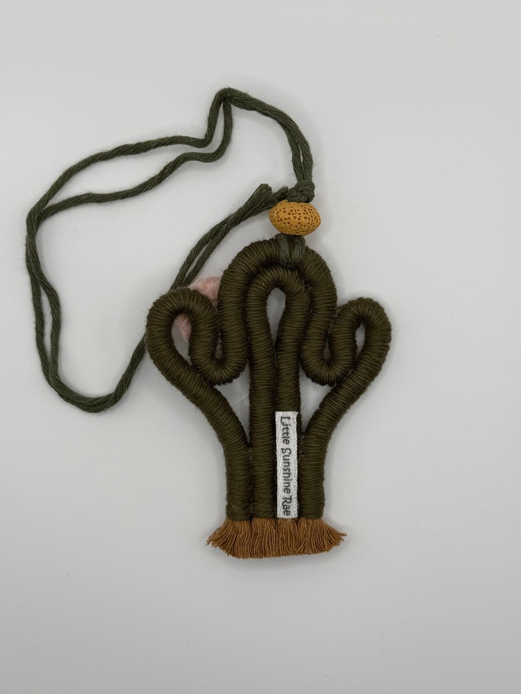 Hanging Handmade Macrame Cactus